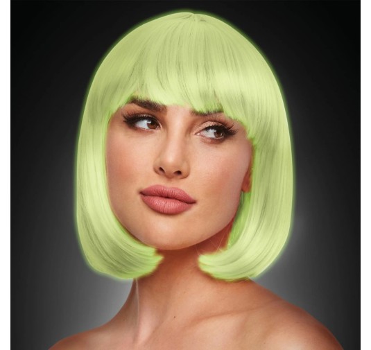 Peruka - Pleasure Wigs Cici Wig Pink Glow in the Dark